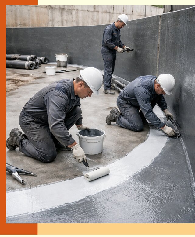 Гидроизоляция резервуара для топлива в Карталах