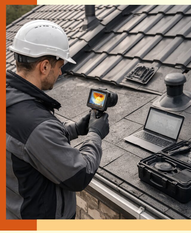 Тепловизионное обследование кровли в Карталах для выявления дефектов