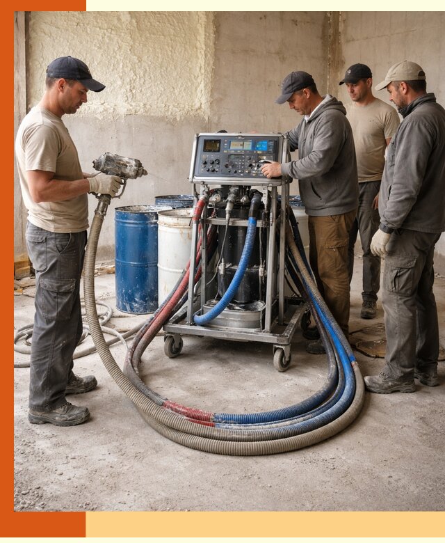 Аренда установки для напыления ППУ в Карталах на выгодных условиях